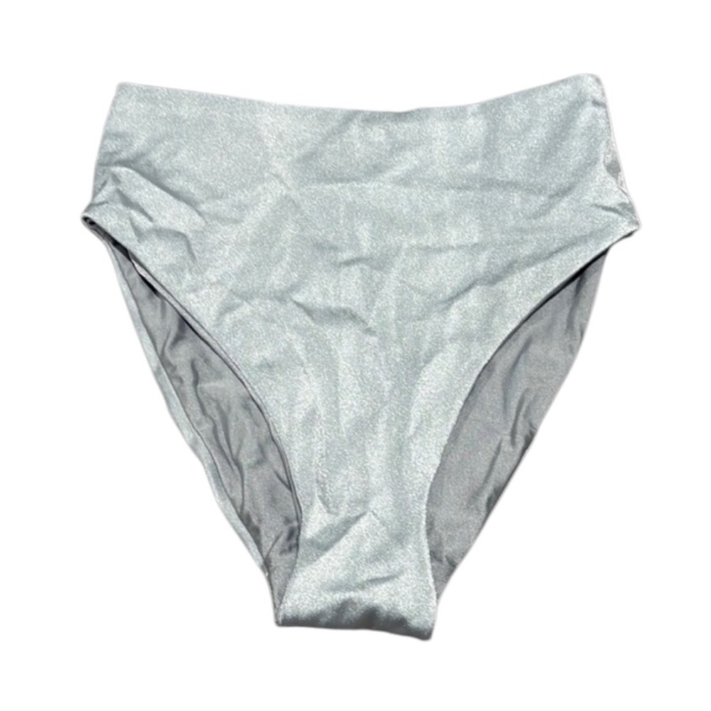 Sara Cristina Silver High Waisted Bikini Bottom